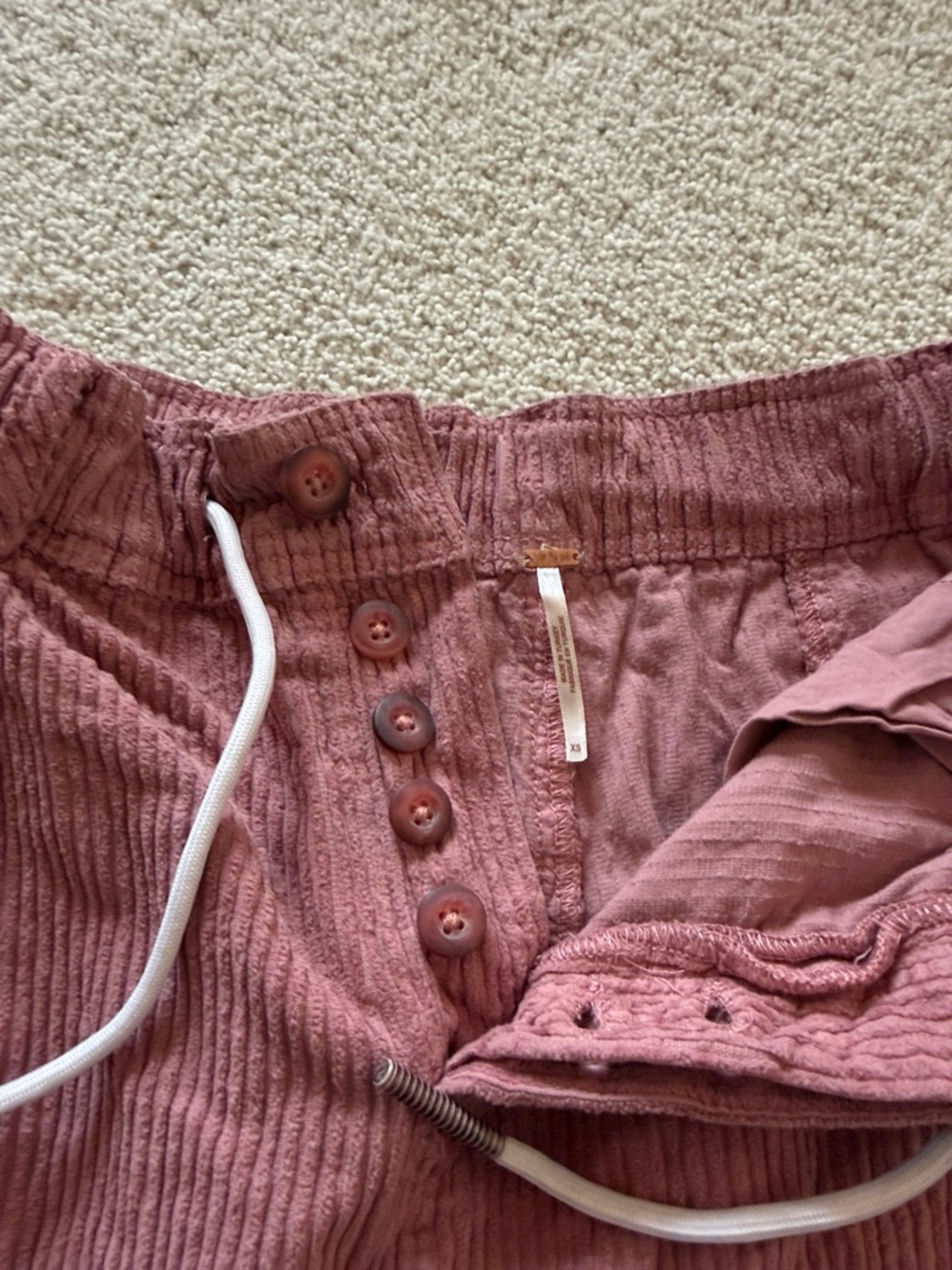 Free People Corduroy Pants-size XS - Picture 4 of 7